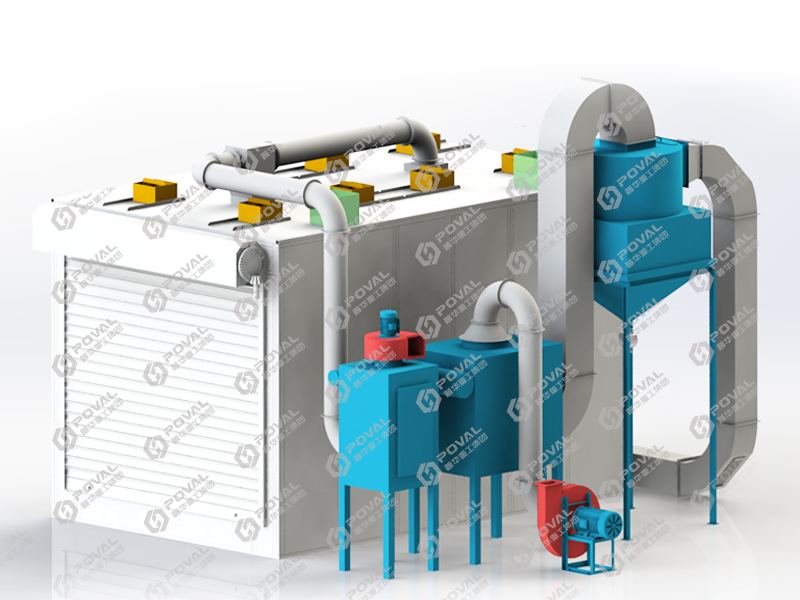 全自動機械輸送回收式噴砂房-青島普華重工